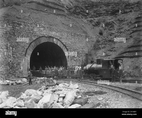 Arlberg Tunnel Worker Of The Building Enterprise Brothers Lapp On A