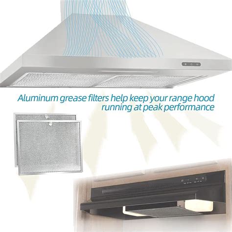 Range Hood Filter Replace Nutone Allure Ws1 Qs2 And Broan Range Hoods 2 Pack Ebay