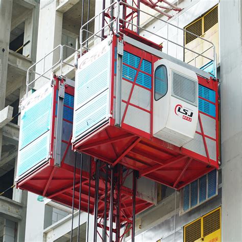 Sc Double Cages Construction Elevator Lifts China Construction