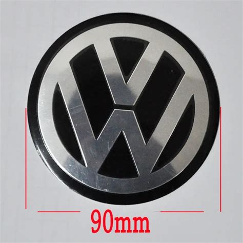 4pcs 90mm Alloy Wheel Center Hub Cap Emblem Decal Centre Caps Sticker Badge For Vw Volkswagen