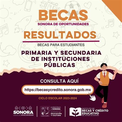 Becas Sonora Oportunidades 2023 2025 Primaria Convocatoria