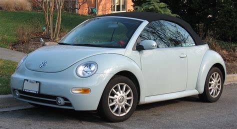 Baby Blue Punch Buggy Convertible Off