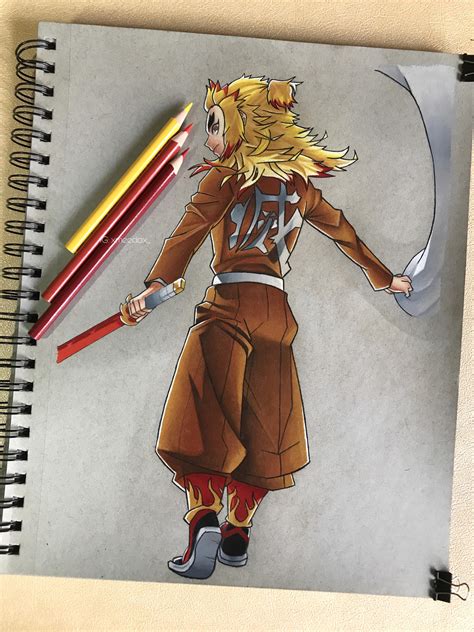 Rengoku Chibi Drawing