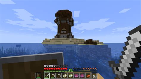 I Found A Pillager Outpost On It S Own Island In The Ocean Perfect