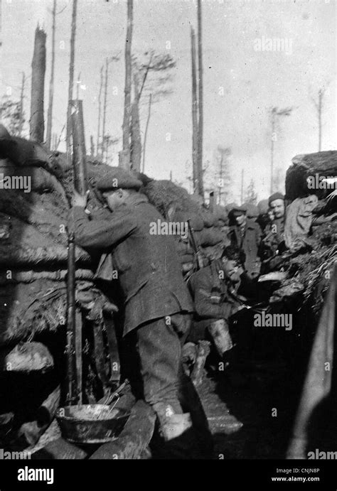 World War One And Trench Black And White Stock Photos And Images Alamy