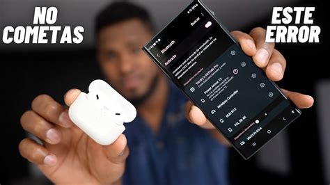 Como Conectar los AirPods a un teléfono Android YouTube