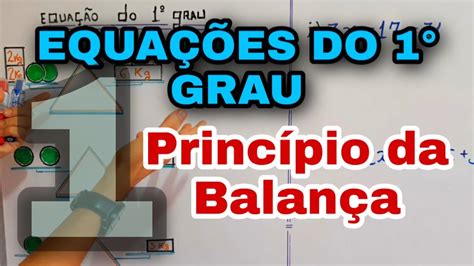 Balança Equação Do 1o Grau LIBRAIN