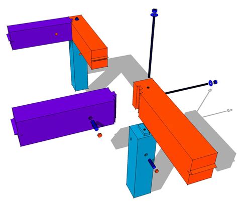 Corner Joint With Barrel Bolts - Timber Frame HQ