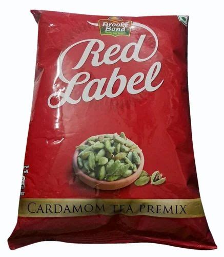 Brooke Bond Red Label Cardamom Tea Premix Powder Packaging Size 1 Kg