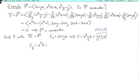 Multivariable Calculus 4 4 4 Examples Of Curl And Conservative Vector