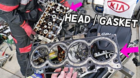 CYLINDER HEAD GASKET REPLACEMENT REMOVAL KIA SORENTO KIA SPORTAGE YouTube