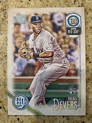 Topps Gypsy Queen Rafael Devers Rc Rookie Card Boston Red Sox