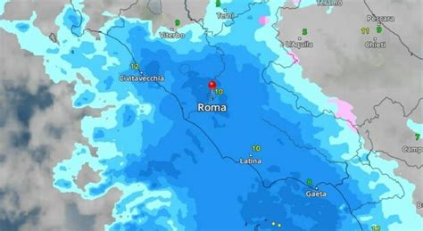 Meteo temporale in arrivo a Roma è allerta maltempo Le previsioni