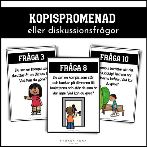 En bra kompis Kompispromenad tipspromenad eller samlingfrågor