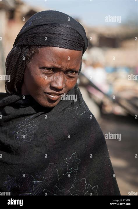 Portrait Afar Tribe Women Afar Banque De Photographies Et Dimages à