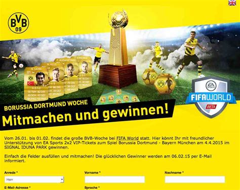 VIP Tickets Zum Spiel BVB FCB Zu Gewinnen Dabeisein De