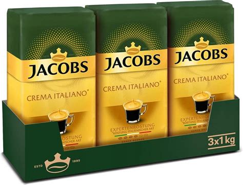 Kawa Jacobs Ziarnista Crema Italiano Zestaw X Kg Ceny I Opinie