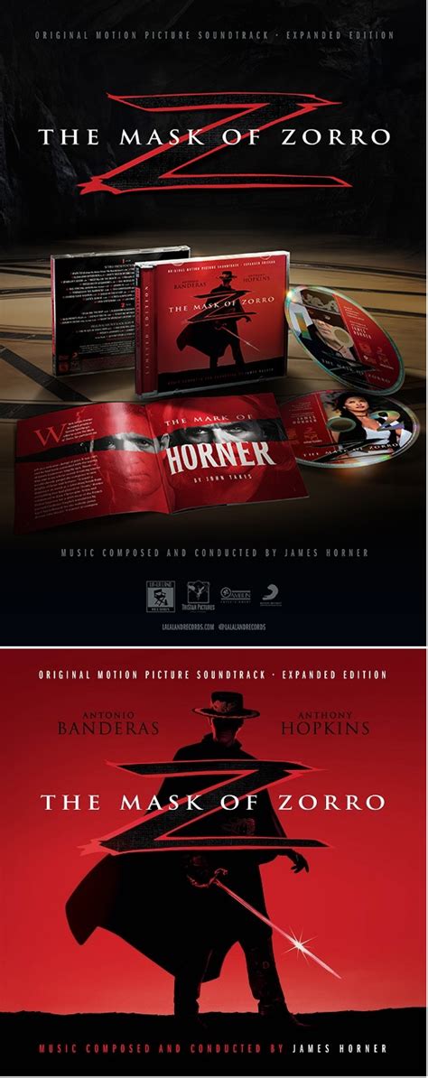 Film Music Site The Mask Of Zorro Soundtrack James Horner La La