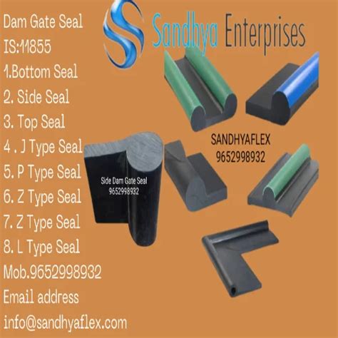 Dam Gate Seals In Solid Bulb At Rs 1500 Meter Dam Gate Seal In