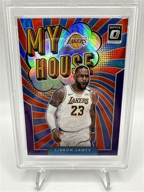 Donruss Optic Lebron James My House Purple Prizm Sp Psa Low Pop