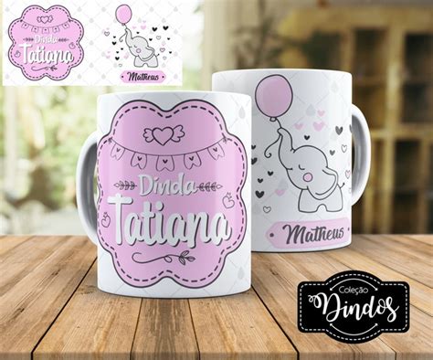 Caneca Dinda Elo7 Produtos Especiais