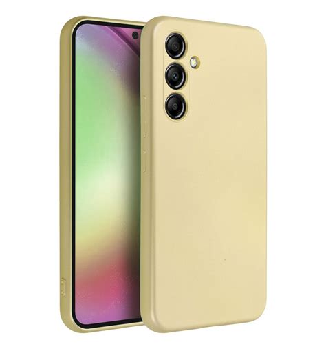 Capa Samsung Galaxy A G Gel Eletro Dourado