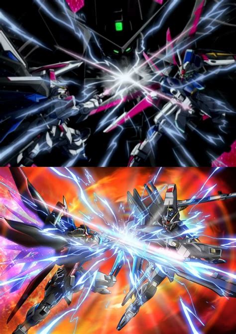 Freedom Gundam Vs Force Impulse Gundam And Destiny Gundam Vs Strike