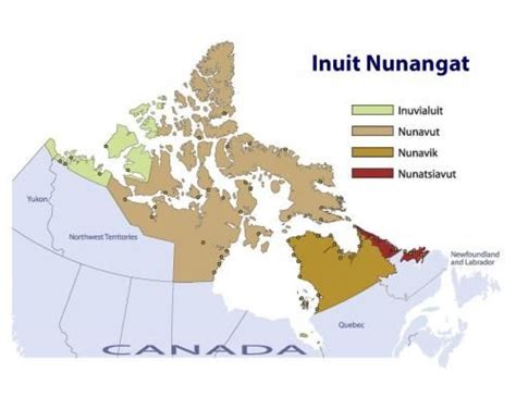 Maps of Inuit Nunangat (Inuit Regions of Canada) - Inuit Tapiriit ...