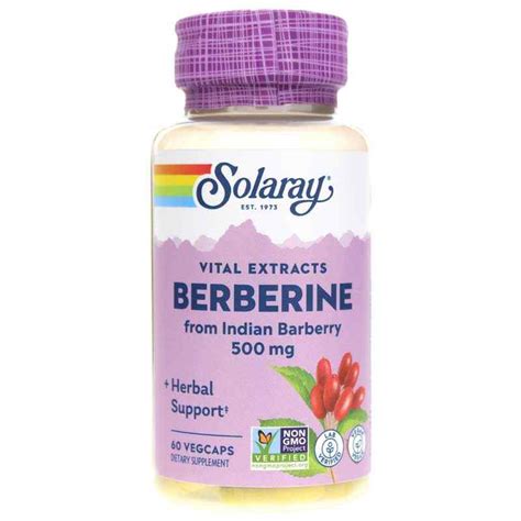 Berberine From Indian Barberry Mg Solaray