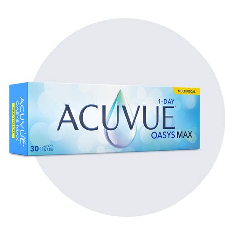 Ежедневные контактные линзы ACUVUE® OASYS® MAX 1-Day