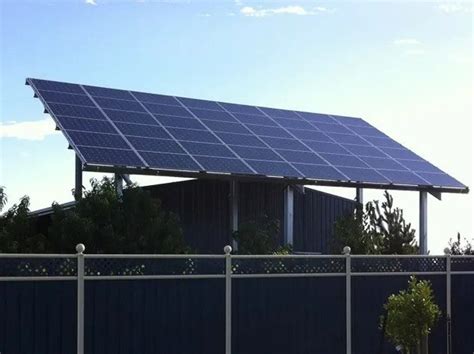 Mounting Structure Kw Tin Shed Rooftop Solar On Grid Plant For