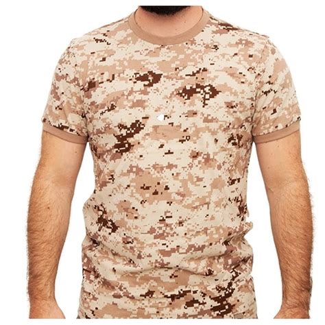 Camiseta Tech Camuflada Digital Deserto Invictus VentureShop