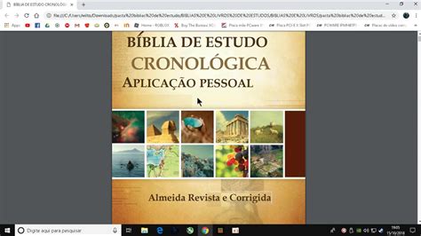 B Blia De Estudo Em Ordem Cronol Gica Aplica O Pessoal Em Pdf Youtube