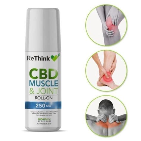 Rethink Hemp Cbd Muscle And Joint Topical Cream Pump 100mg 2oz B