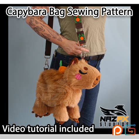 Capybara Bag Sewing Pattern And Tutorial