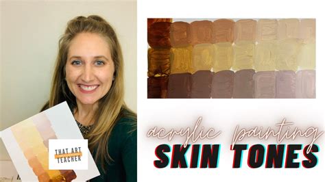 How To Mix Color Complements To Create Skin Tones Youtube