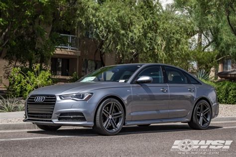 2016 Audi A6 With 20 Vossen Vfs 5 In Gloss Graphite Wheels Wheel