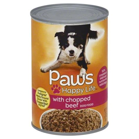 Paws Premium with Chopped Beef Dog Food | Hy-Vee Aisles Online Grocery ...