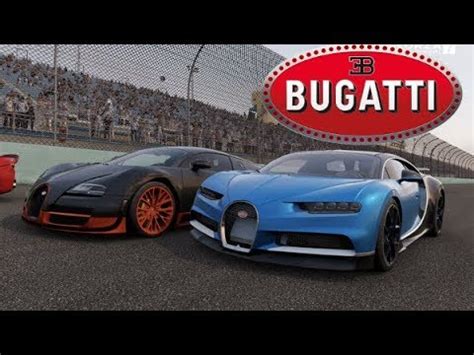 Forza 7 Bugatti Chiron Vs Bugatti Veyron Drag Race Top Speed