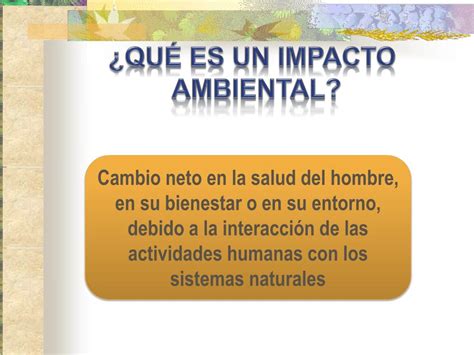 Ppt EvaluaciÓn De Impacto Ambiental Powerpoint Presentation Free