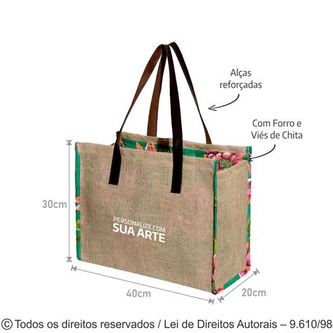 Ecobag De Juta Ideia E Costura