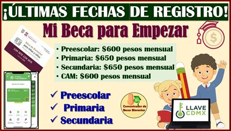 ≫ ¡Últimos DÍas De Registro De Mi Beca Para Empezar Y Aquí Te Decimos