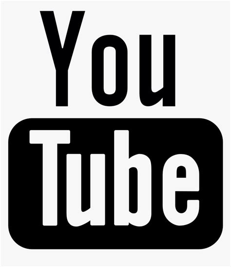 Youtube Play Button Transparent Png Youtube Black And White Icon Png