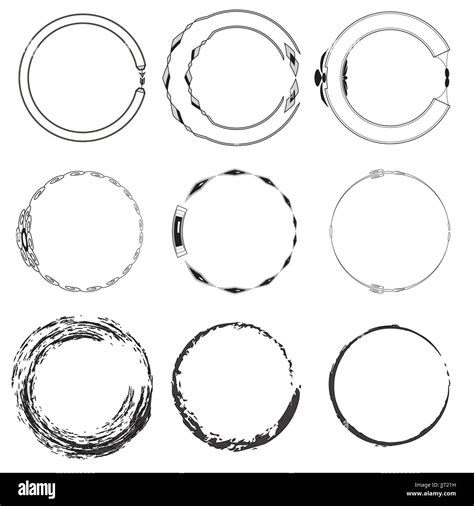 Circle Circular Black And White Stock Photos And Images Alamy