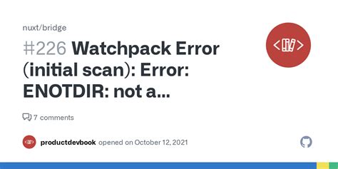 Watchpack Error Initial Scan Error Enotdir Not A Directory