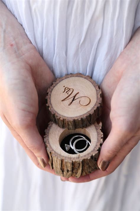 Today On The Bridal Boutique Rustic Ring Bearer Box By Black Label Decor — The Overwhelmed