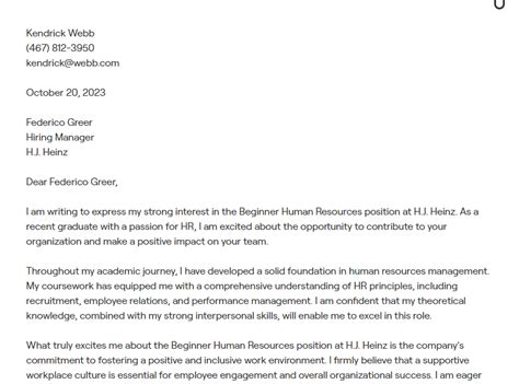 13 Human Resources Cover Letter Examples With In Depth Guidance