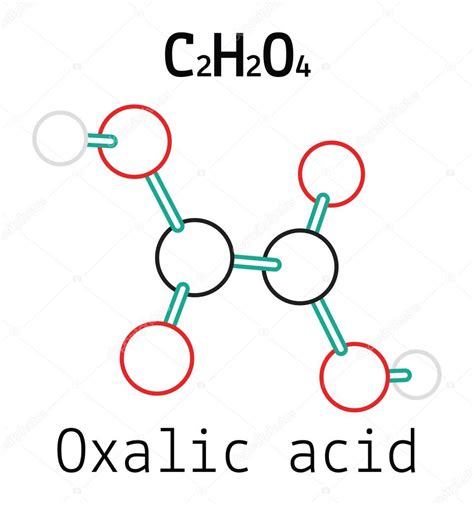 C2h2o4 Molécula De ácido Oxálico Imagem Vetorial De © Mariashmitt 117538454