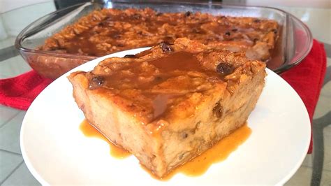 New Orleans Bread Pudding With Caramel Rum Sauce Charliethecookandrews