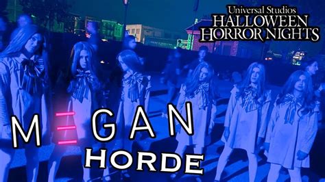 M3gan Roaming Horde At Halloween Horror Nights 32 Universal Studios